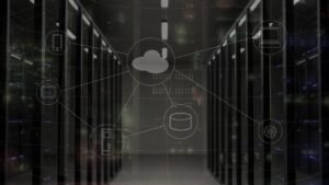 network, server, system, infrastructure, managed services, connection, computer, cloud, gray computer, gray laptop, network, network, server, server, server, server, server